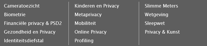 Privacy first thema's